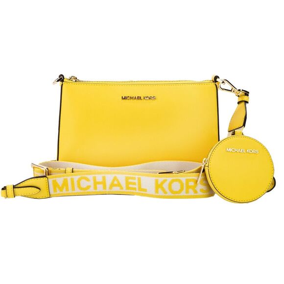 Michael Kors Jet Set Charm Crossbody Yellow Women Daffodil Yellow. Crossbody